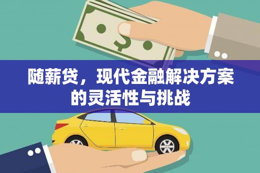 高平随薪贷，现代金融解决方案的灵活性与挑战