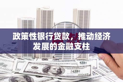 高平政策性银行贷款，推动经济发展的金融支柱