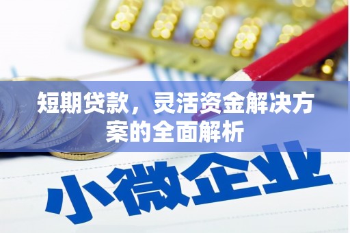 高平短期贷款，灵活资金解决方案的全面解析