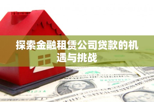高平探索金融租赁公司贷款的机遇与挑战