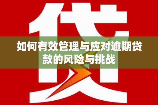 高平如何有效管理与应对逾期贷款的风险与挑战