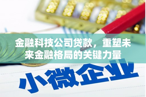 高平金融科技公司贷款，重塑未来金融格局的关键力量