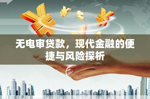 高平无电审贷款，现代金融的便捷与风险探析