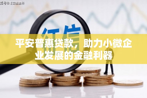 高平平安普惠贷款，助力小微企业发展的金融利器