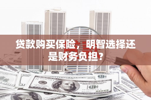 高平贷款购买保险，明智选择还是财务负担？