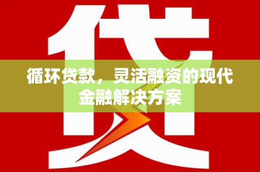 高平循环贷款，灵活融资的现代金融解决方案