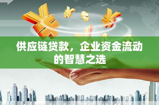 高平供应链贷款，企业资金流动的智慧之选