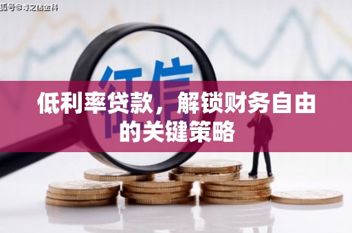 高平低利率贷款，解锁财务自由的关键策略