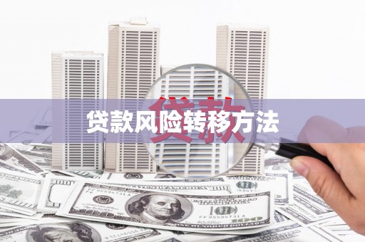 高平贷款风险转移方法