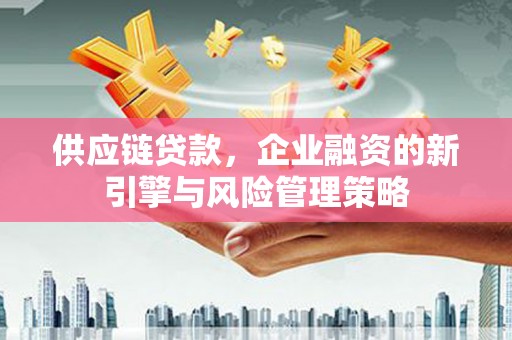 高平供应链贷款，企业融资的新引擎与风险管理策略