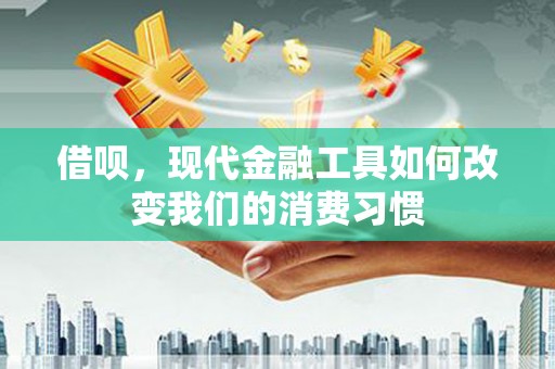 高平借呗，现代金融工具如何改变我们的消费习惯