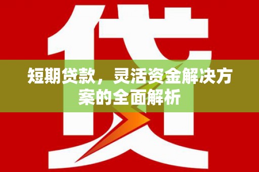 高平短期贷款，灵活资金解决方案的全面解析