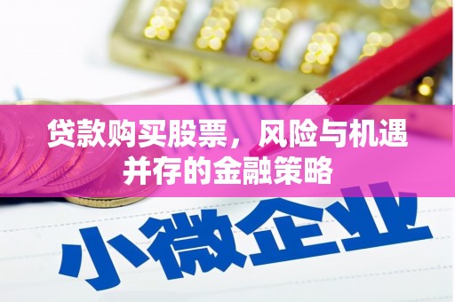 高平贷款购买股票，风险与机遇并存的金融策略